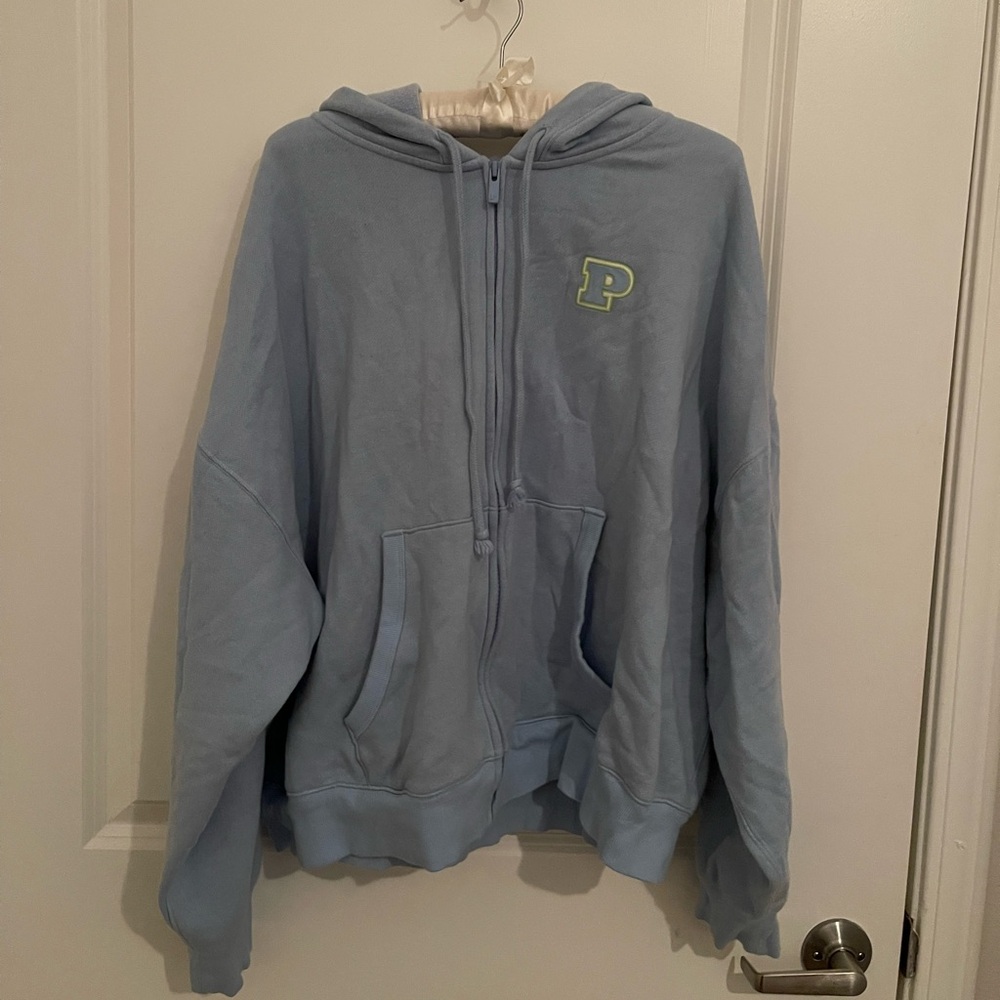 PINK Victoria's Secret Light Gray Hoodie